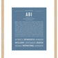 Abi | Name Art Print