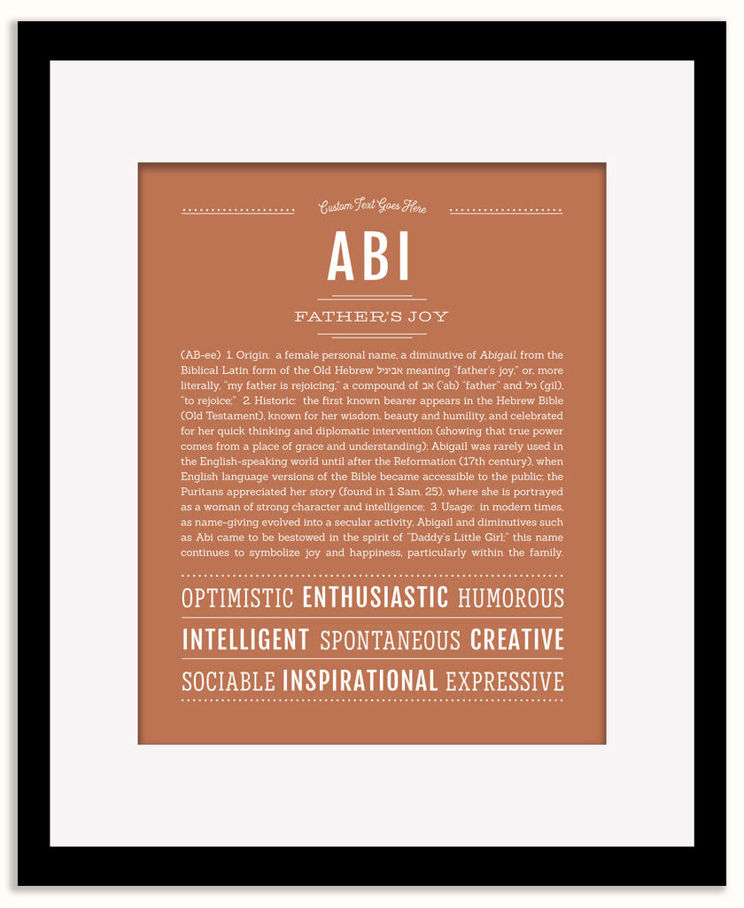 Abi | Name Art Print