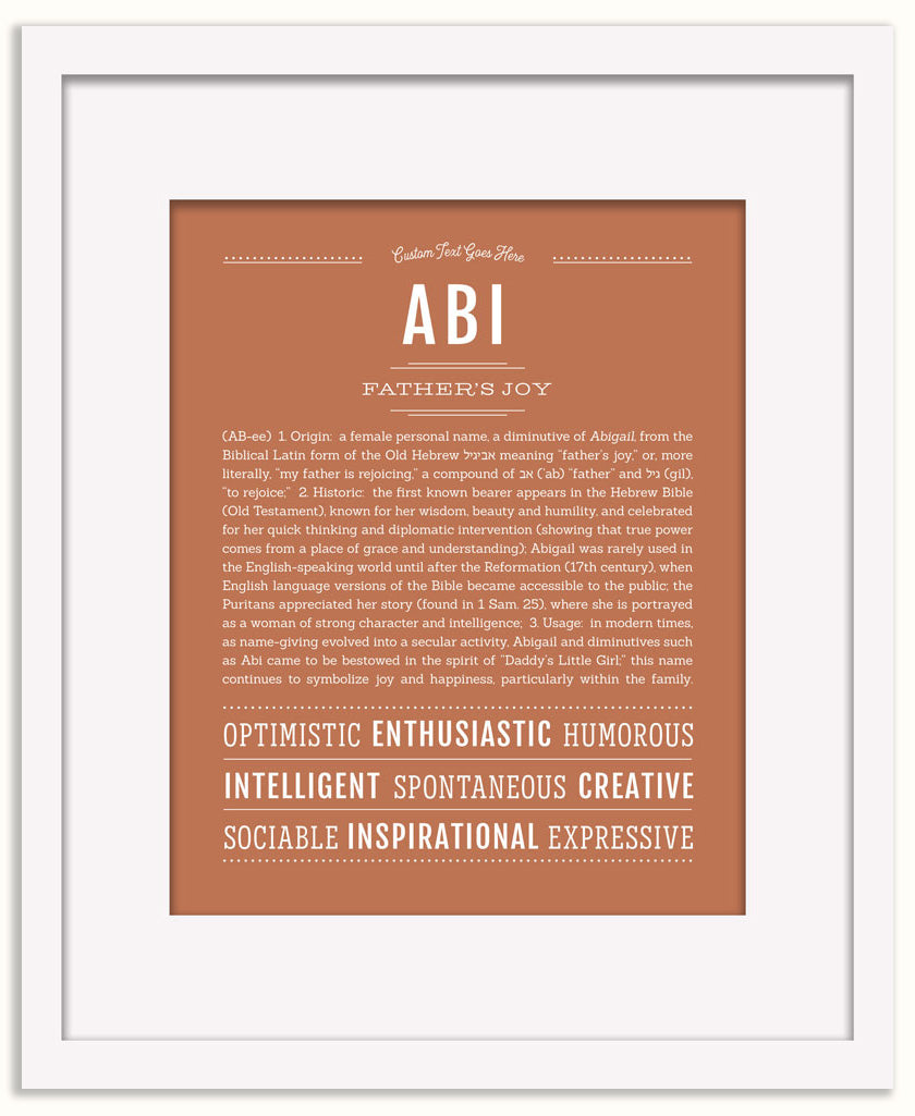 Abi | Name Art Print