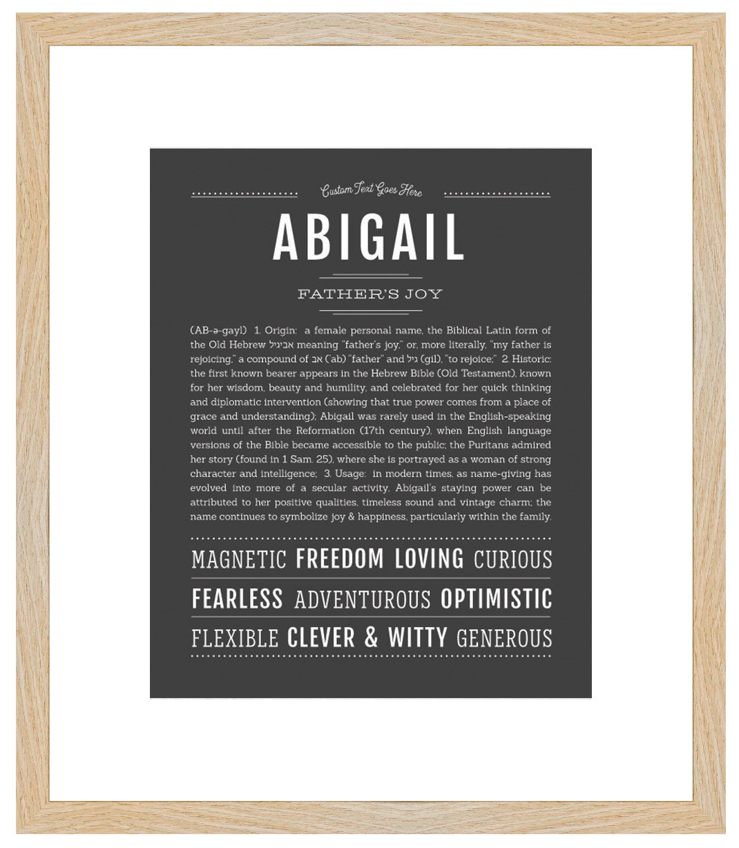 Frame Options | Charcoal Gray | Maple Frame, Matted