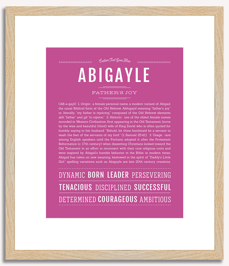 Abigayle | Name Art Print