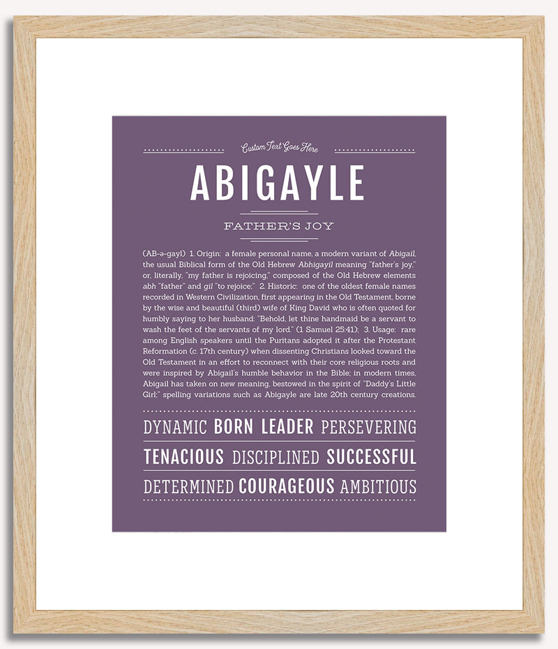 Abigayle | Name Art Print