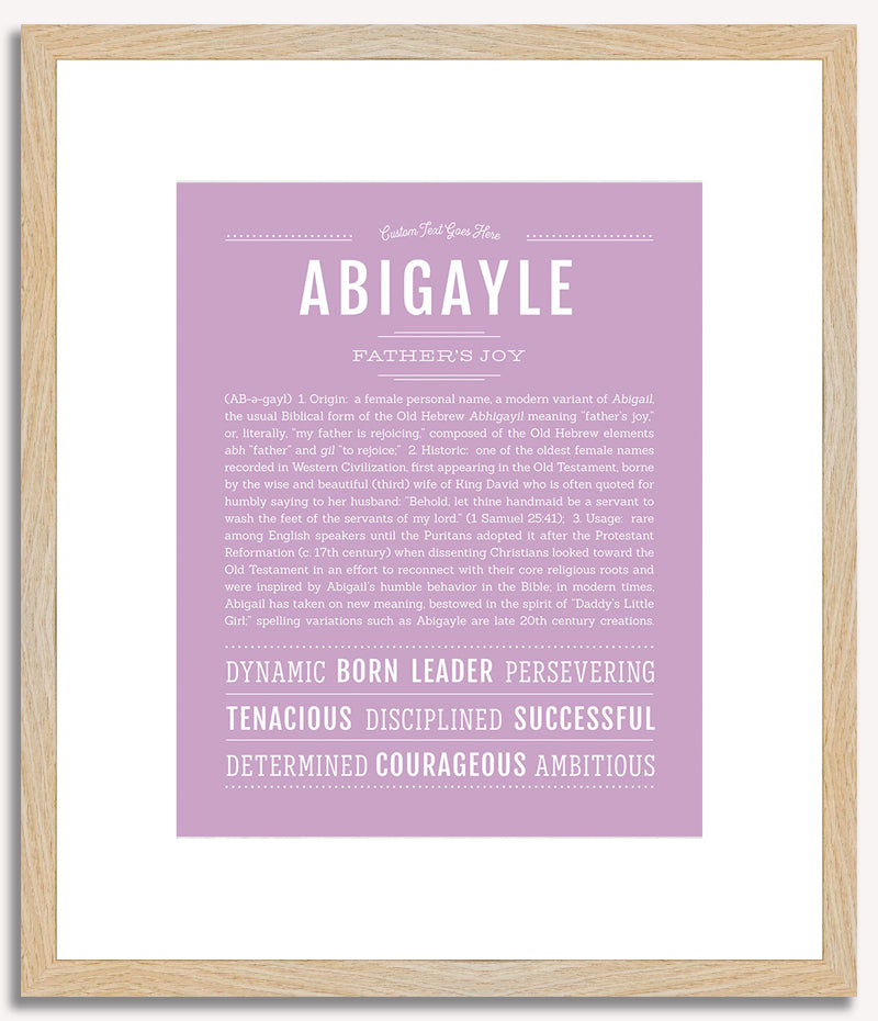 Abigayle | Name Art Print