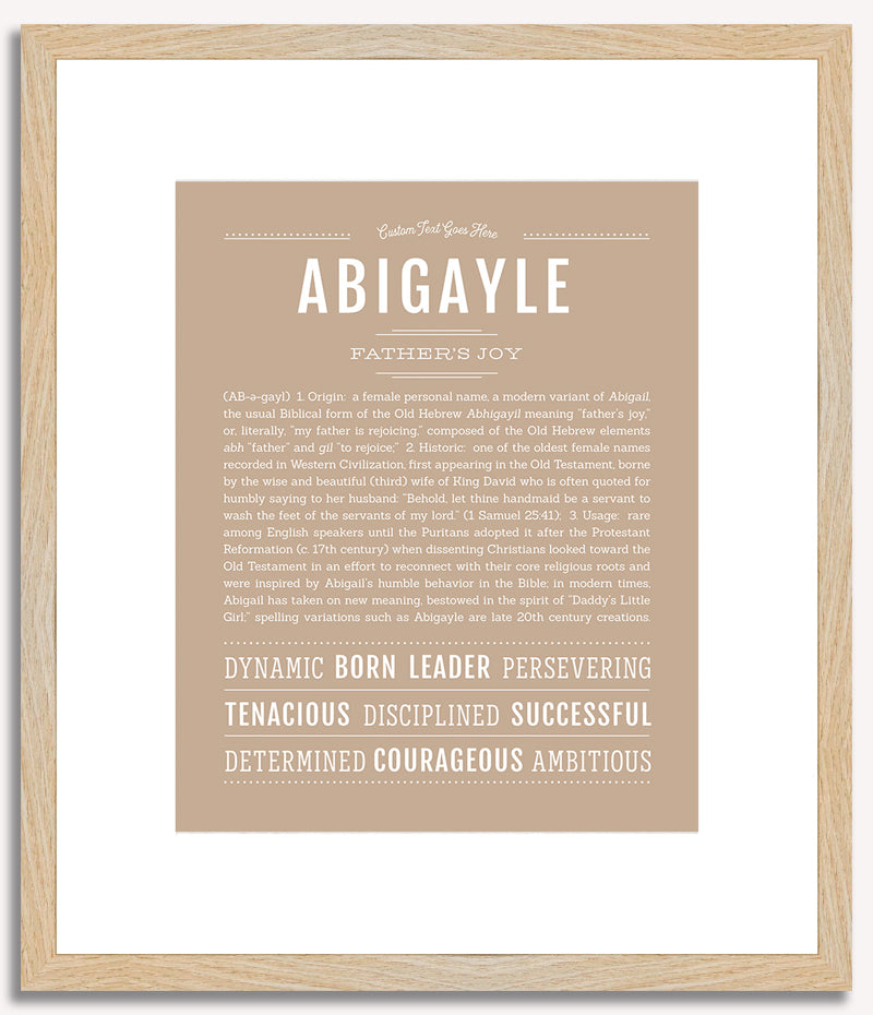 Abigayle | Name Art Print