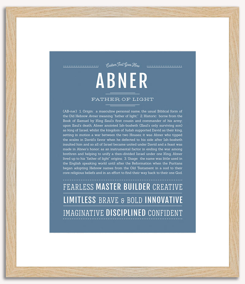 Abner | Name Art Print