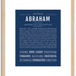 Abraham | Name Art Print