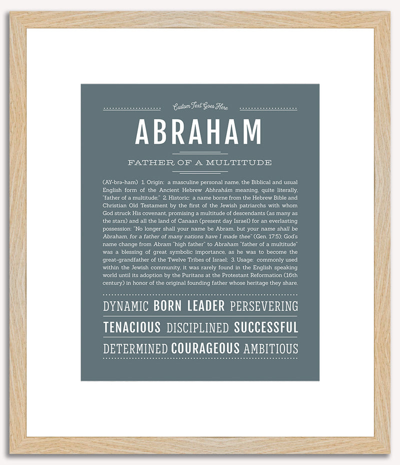 Abraham | Name Art Print