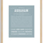 Abraham | Name Art Print