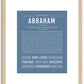 Abraham | Name Art Print