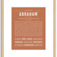 Abraham | Name Art Print