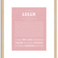 Abram | Name Art Print