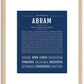 Abram | Name Art Print