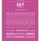 Frame Options | Dark Pink | White Frame, Matted