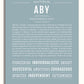 Frame Options | Powder Blue | White Frame, Matted