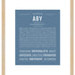 Aby | Name Art Print