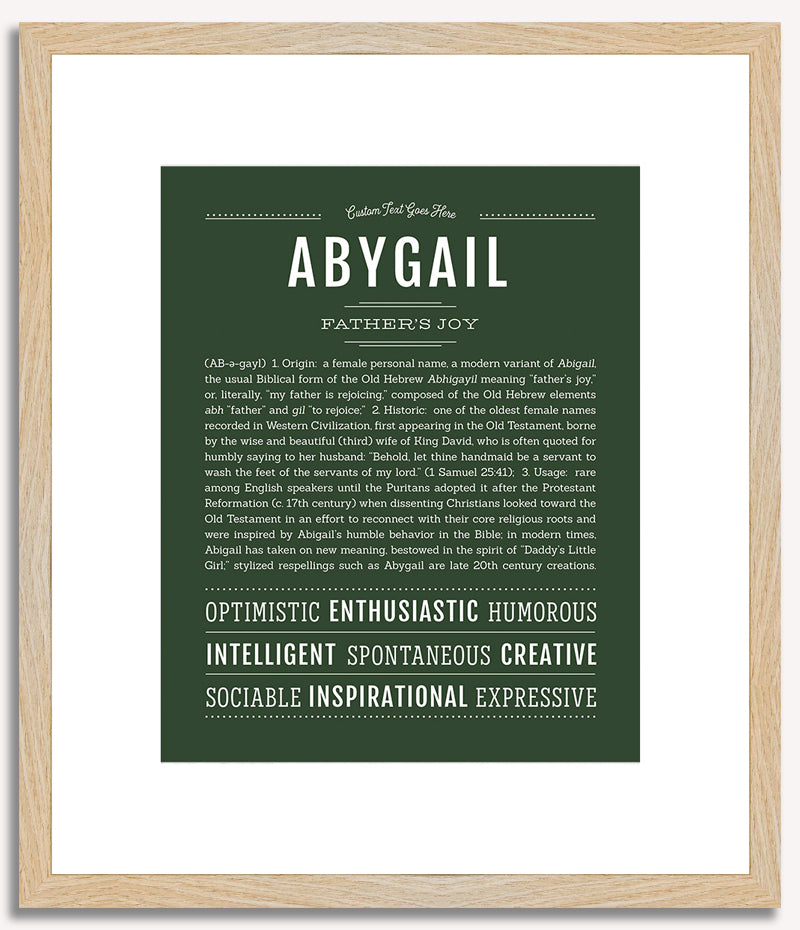 Abygail | Name Art Print