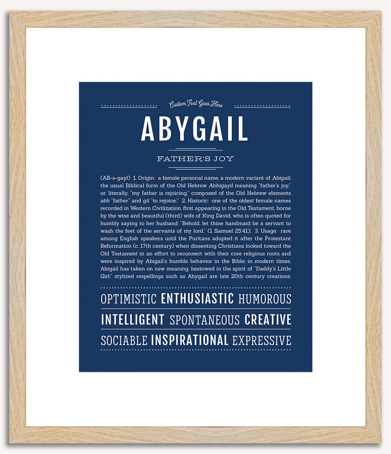 Abygail | Name Art Print