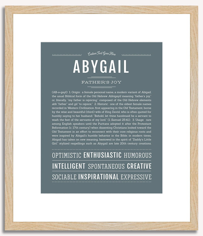 Abygail | Name Art Print