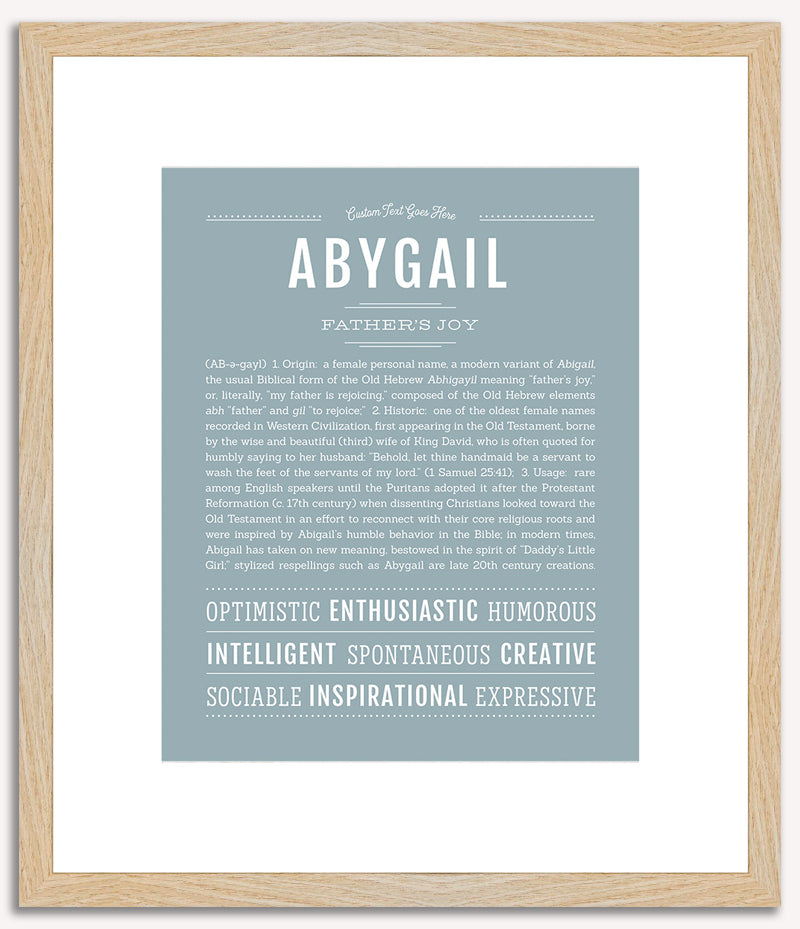 Abygail | Name Art Print