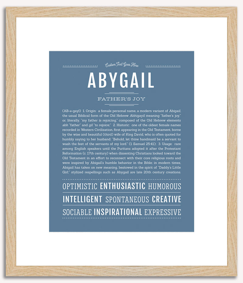 Abygail | Name Art Print