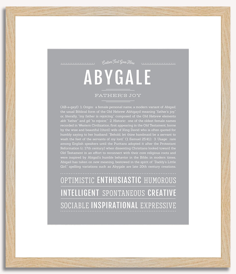 Abygale | Name Art Print