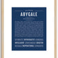 Abygale | Name Art Print