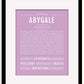 Frame Options | Lilac | Black Frame, Matted