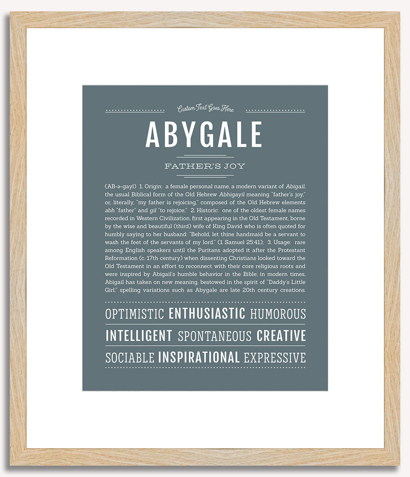 Abygale | Name Art Print