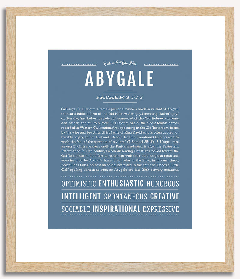 Abygale | Name Art Print