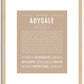 Abygale | Name Art Print