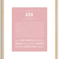 Ada | Name Art Print