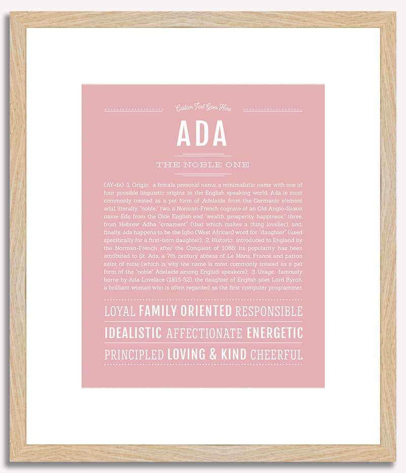 Ada | Name Art Print