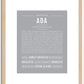 Ada | Name Art Print