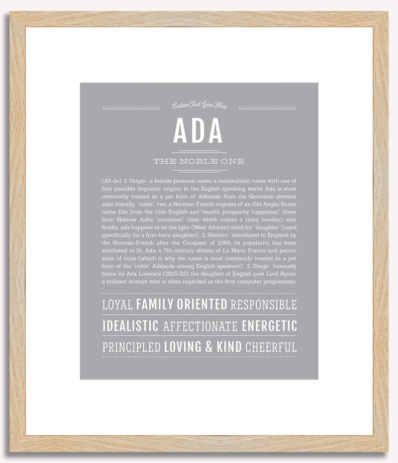 Ada | Name Art Print