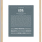 Ada | Name Art Print