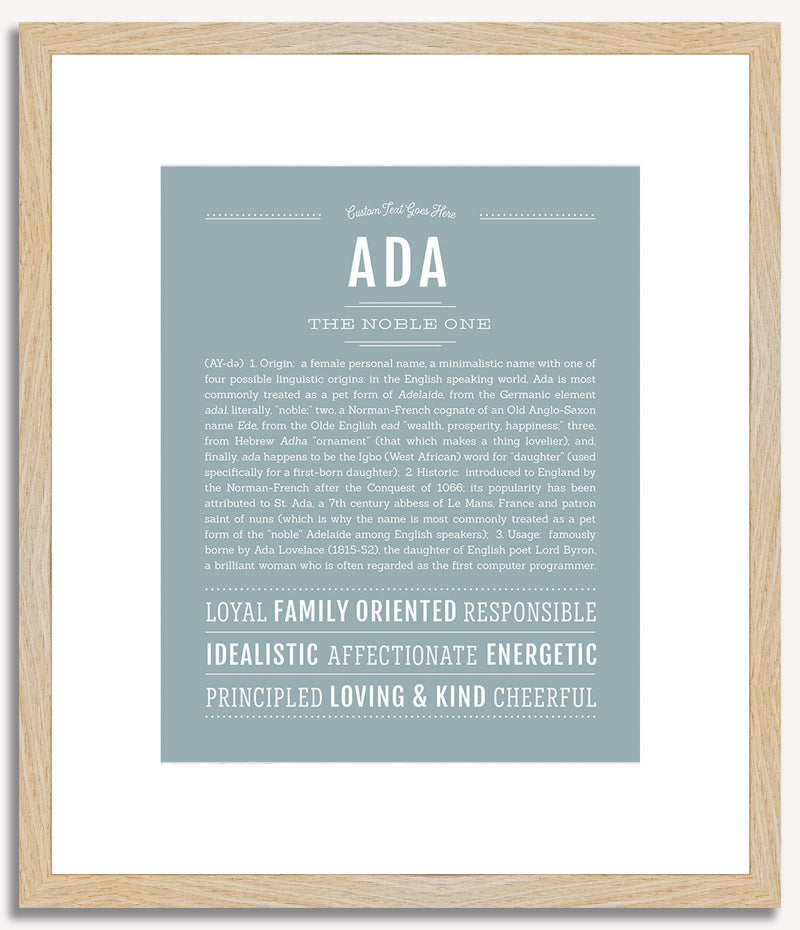 Ada | Name Art Print