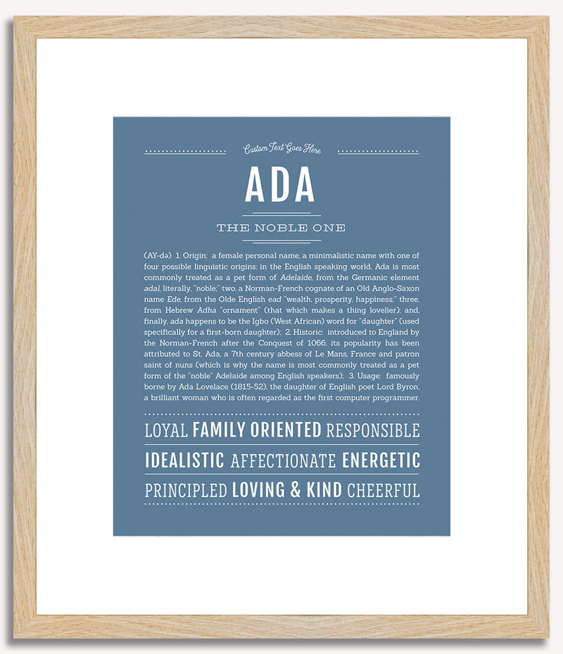 Ada | Name Art Print