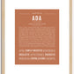 Ada | Name Art Print