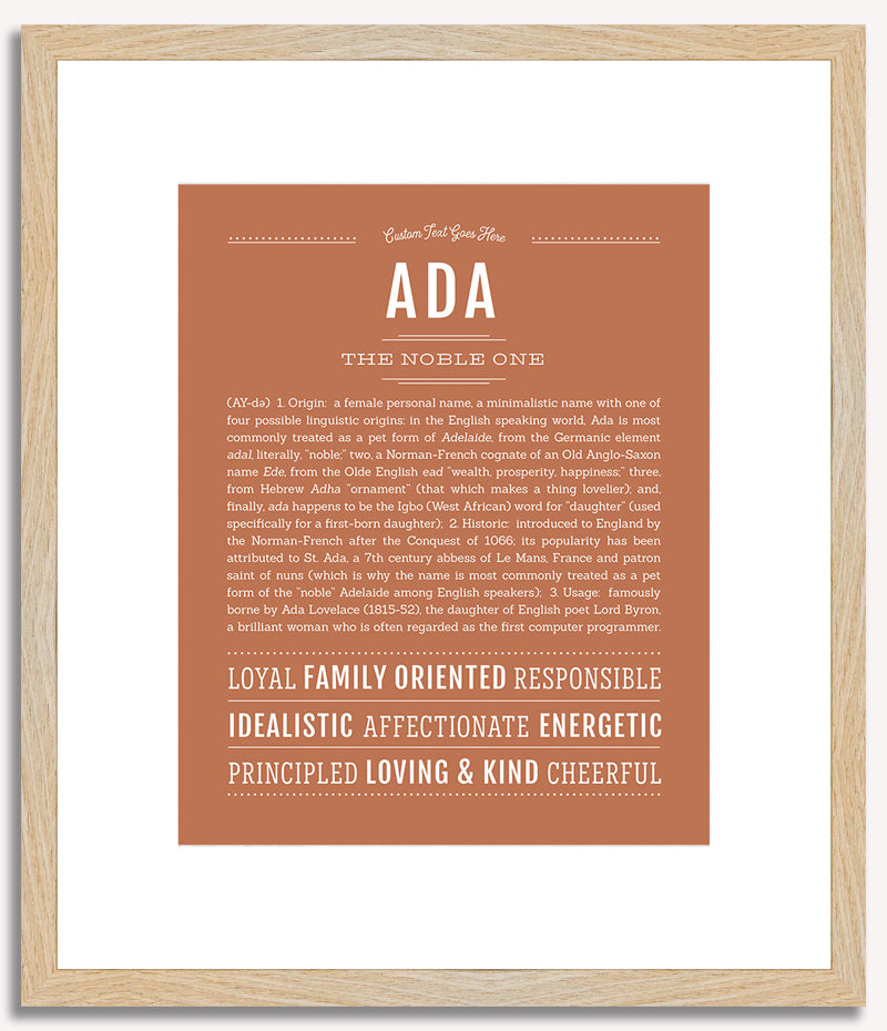 Ada | Name Art Print