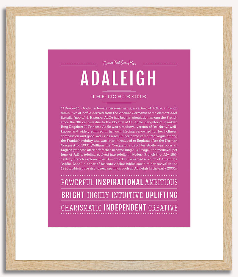 Adaleigh | Name Art Print