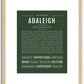 Adaleigh | Name Art Print