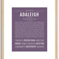 Adaleigh | Name Art Print