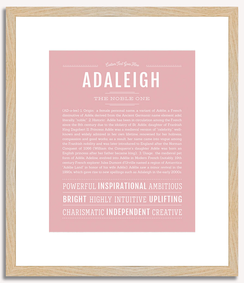 Adaleigh | Name Art Print