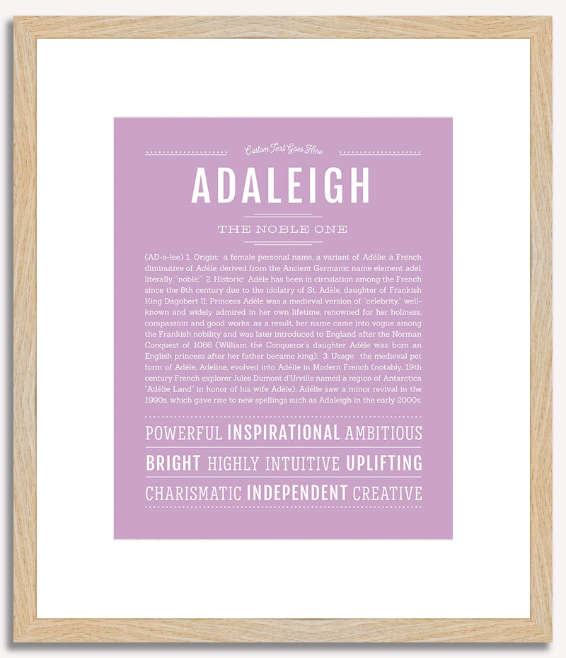 Adaleigh | Name Art Print