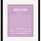 Frame Options | Lilac | Black Frame, Matted