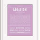 Frame Options | Lilac | White Frame, Matted