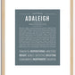 Adaleigh | Name Art Print