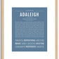 Adaleigh | Name Art Print