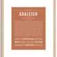 Adaleigh | Name Art Print