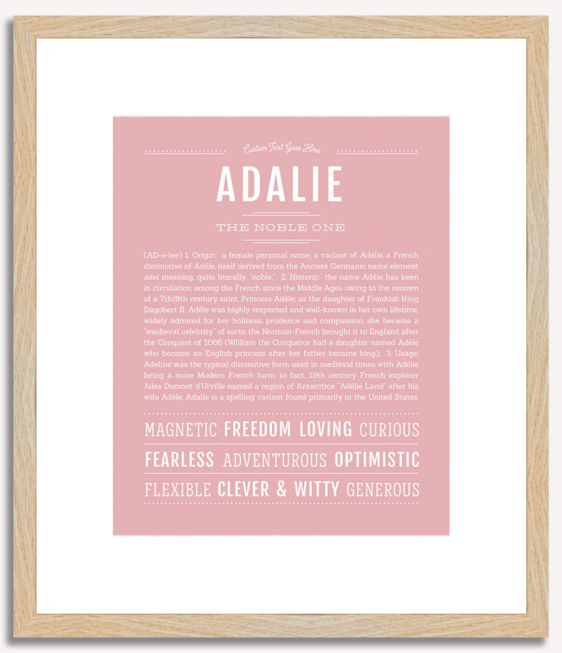 Adalie | Name Art Print